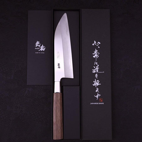 Funayuki Silver Steel #3 Walnut Handle 180mm
