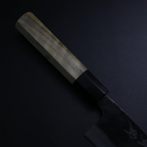 Funayuki White Steel #2 Kurouchi Buffalo Magnolia Handle 150mm
