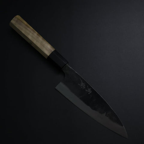 Funayuki White Steel #2 Kurouchi Buffalo Magnolia Handle 150mm