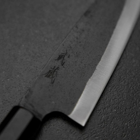 Funayuki White Steel #2 Kurouchi Buffalo Magnolia Handle 155mm