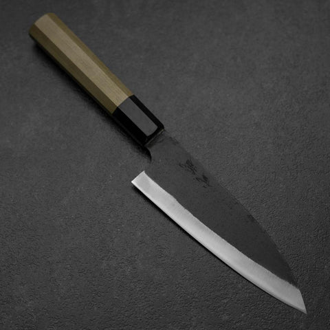 Funayuki White Steel #2 Kurouchi Buffalo Magnolia Handle 155mm