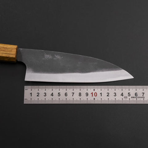 Funayuki White Steel #2 Kurouchi Yaki Urushi Handle 155mm