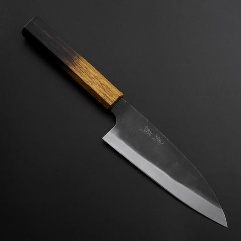 Funayuki White Steel #2 Kurouchi Yaki Urushi Handle 155mm