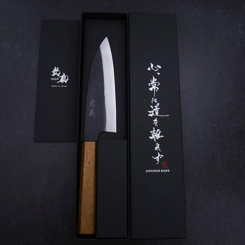 Funayuki White Steel #2 Kurouchi Oak Handle 155mm