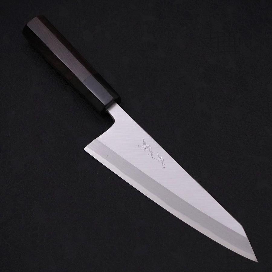 Garasuki Boning Knife White steel #2 Kasumi Buffalo Ebony Handle 180mm-[Musashi]-[Japanese-Kitchen-Knives]