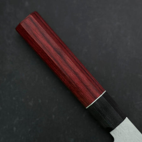 Gyuto AUS-10 Damascus Red Cherry Handle 210mm