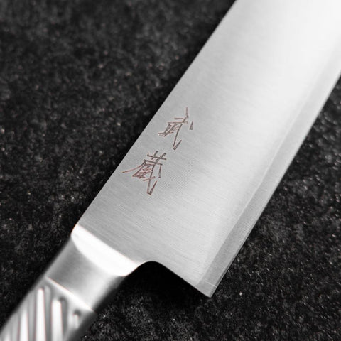 Gyuto AUS-10 Polished All-Stainless Handle 210mm