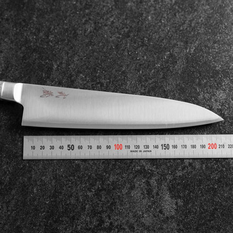 Gyuto AUS-10 Polished All-Stainless Handle 210mm
