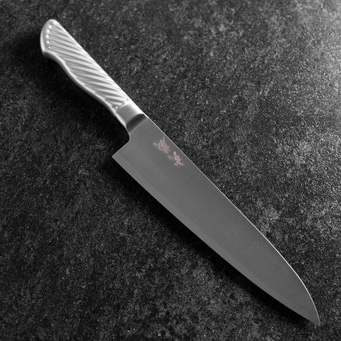 Gyuto AUS-10 Polished All-Stainless Handle 210mm