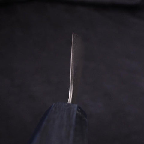 Gyuto AUS-10 Tsuchime Damascus Dark-Blue Urushi Handle 210mm