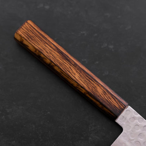 Gyuto AUS-10 Tsuchime Damascus Sumi Urushi Handle 240mm