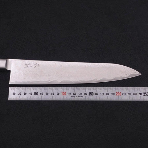 Gyuto AUS-10 Wave Nickel Damascus Western Handle 240mm