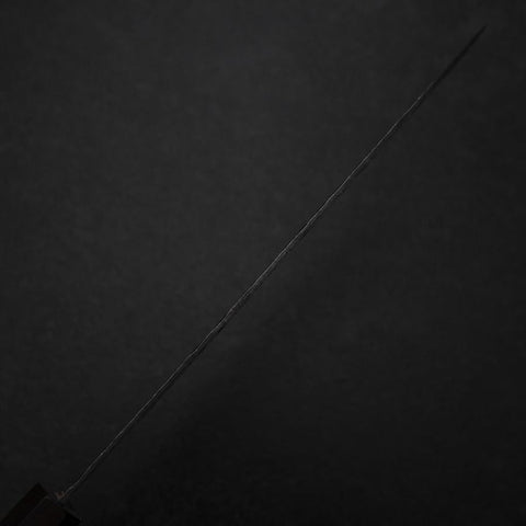 Gyuto AUS-8 Kurouchi Tsuchime Shitan Walnut Handle 200mm