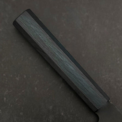 Gyuto Blue Steel #1 Kurouchi Dark Blue Urushi Handle 210mm