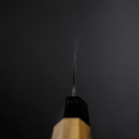 Gyuto Blue Steel #1 Kurouchi Stainless Clad Walnut Handle 210mm