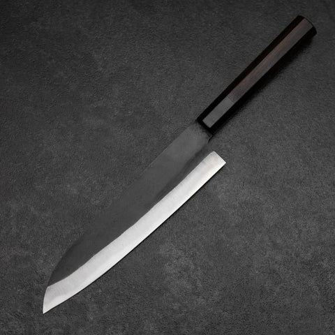 Gyuto Blue Steel #2 Kurouchi Chokin Koi Buffalo Ebony Handle 210mm