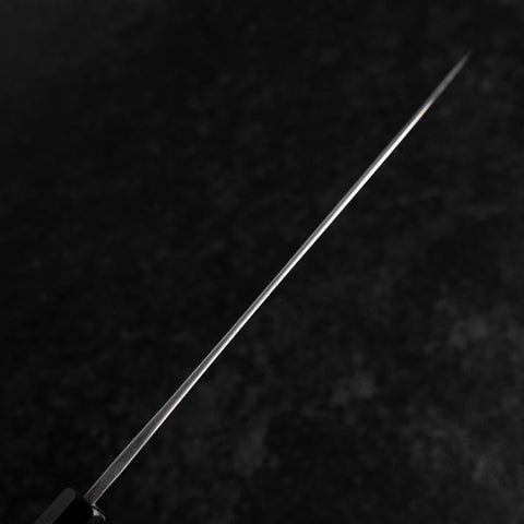 Gyuto Blue Steel #2 Kurouchi Chokin Ukiyo-E Buffalo Ebony Handle 210mm (Asamura)