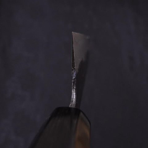 Gyuto Blue Super Kurouchi Buffalo Ebony Handle 180mm