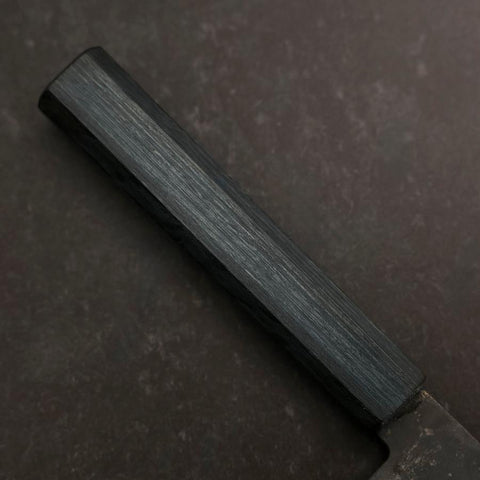 Gyuto Blue Steel #1 Kurouchi Dark Blue Urushi Handle 240mm