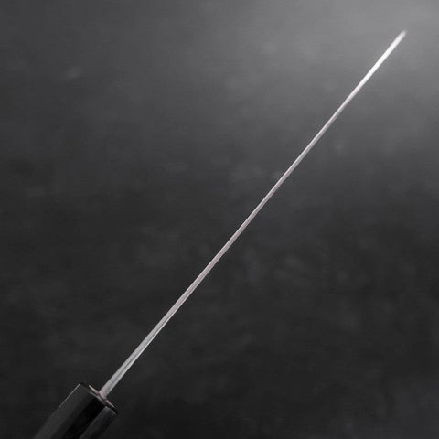 Gyuto Blue Steel #1 Kurouchi Stainless Clad Buffalo Magnolia Handle 210mm