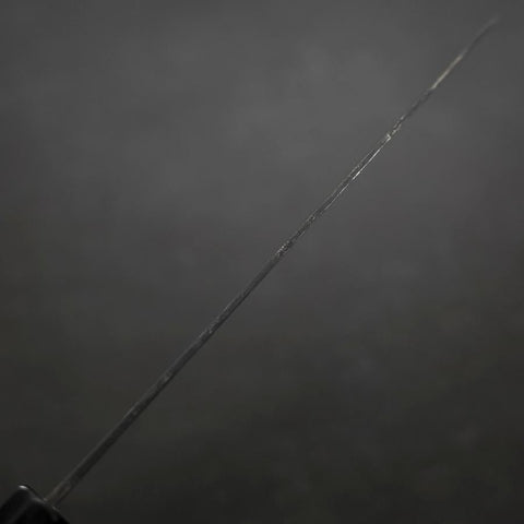Gyuto Blue Steel #2 Chokin Kurouchi Sakura Fuji Buffalo Ebony Handle 210mm