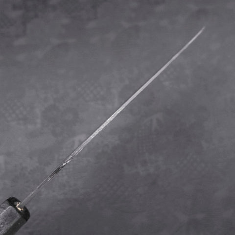 Gyuto Blue Steel #2 Kurouchi Black Ishime Urushi Handle 210M