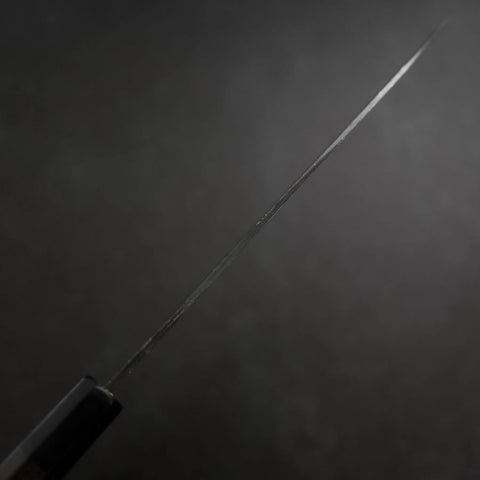 Gyuto Blue Steel #2 Kurouchi Buffalo Ebony Handle 210mm