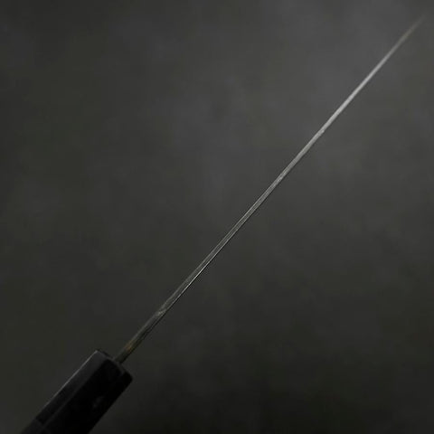 Gyuto Blue Steel #2 Kurouchi Buffalo Ebony Handle 210mm