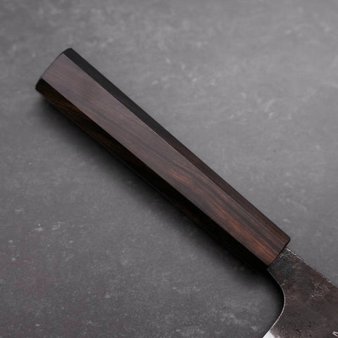 Gyuto Blue Steel #2 Kurouchi Ebony Handle 210mm