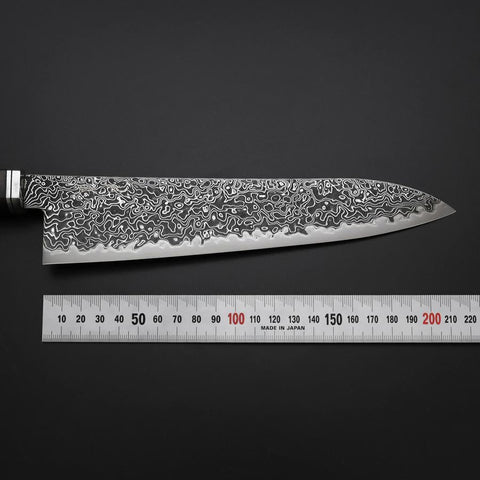 Gyuto SG-2 Black Nickel Damascus Western Ebony Handle 210mm