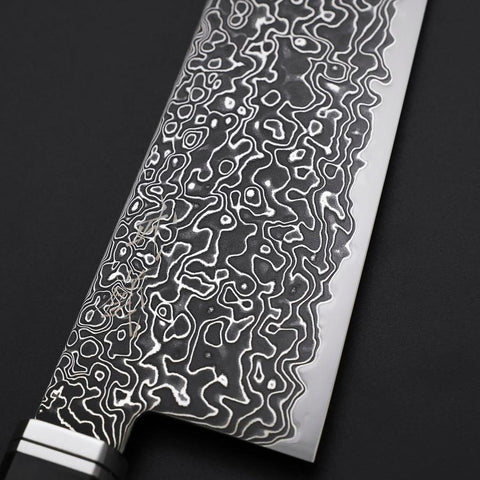 Gyuto SG-2 Black Nickel Damascus Western Ebony Handle 240mm