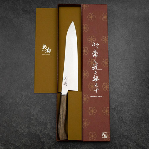 Gyuto SG-2 Damascus Western Golden Ebony Handle 210mm