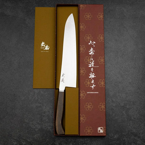 Gyuto SG-2 Damascus Western Golden Ebony Handle 240mm