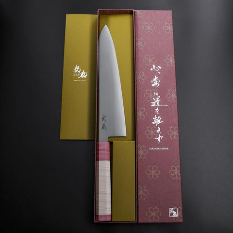 Gyuto SG-2 Polished Red Maple Handle 240mm
