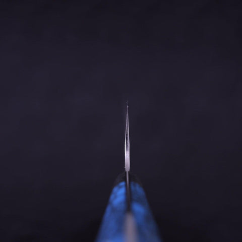 Gyuto SG-2 Tsuchime Turquoise Blue Handle 240mm