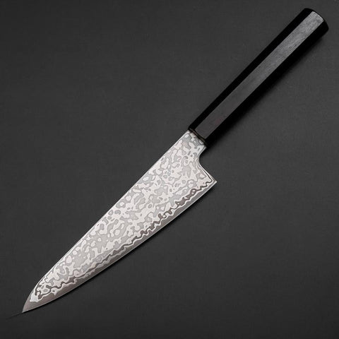Gyuto SLD Black Damascus Ebony Handle 150mm