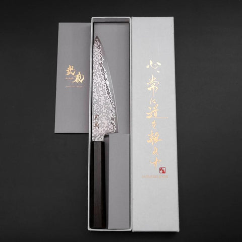 Gyuto SLD Black Damascus Ebony Handle 150mm