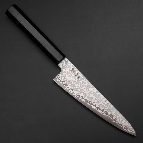 Gyuto SLD Black Damascus Ebony Handle 150mm