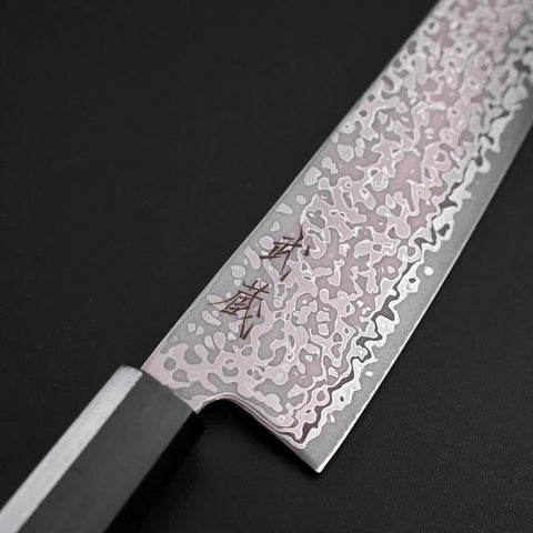 Gyuto SLD Black Damascus Ebony Handle 195mm