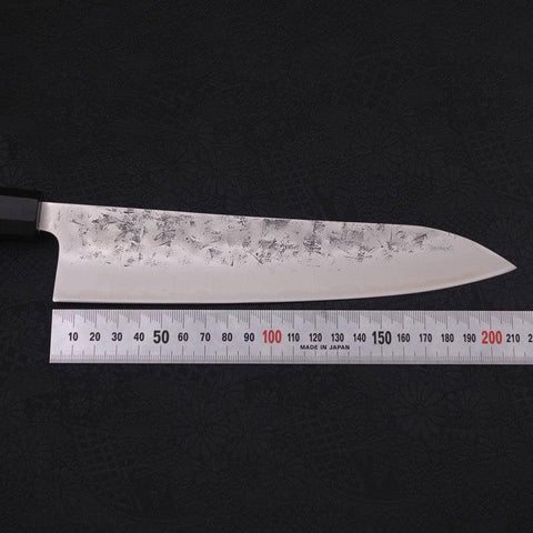 Gyuto SLD Nashiji Washi Manche en Buffle et Ébène 210mm
