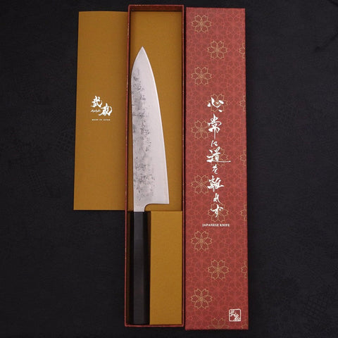 Gyuto SLD Nashiji Washi Manche en Buffle et Ébène 210mm