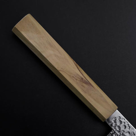 Gyuto SLD Nickel Tsuchime Colored Damascus Olive Handle 210mm Limited Edition