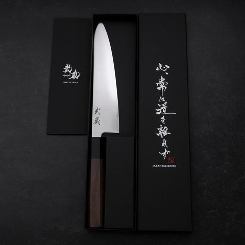 Gyuto SLD Polished Buffalo Walnut Handle 195mm