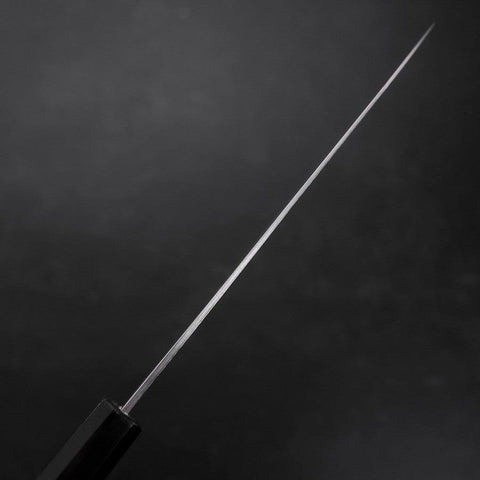 Gyuto SLD Wave Nickel Damascus Buffalo Ebony Handle 180mm