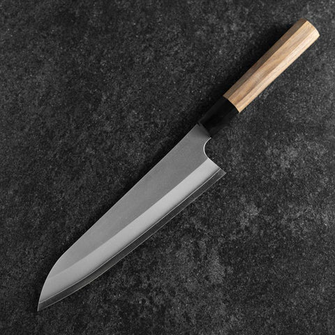 Gyuto Silver Steel #3 Kasumi Buffalo Walnut Handle 210mm