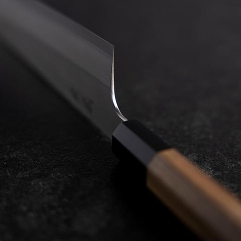 Gyuto Silver Steel #3 Kasumi Buffalo Walnut Handle 240mm