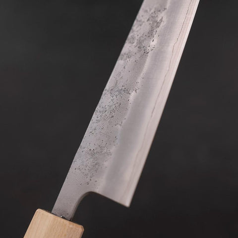 Gyuto Silver Steel #3 Nashiji Maple Walnut Handle 180mm
