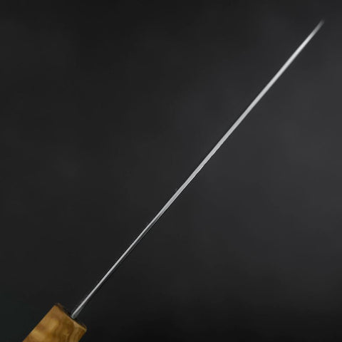 Gyuto Silver Steel #3 Nashiji Olive Handle 150mm