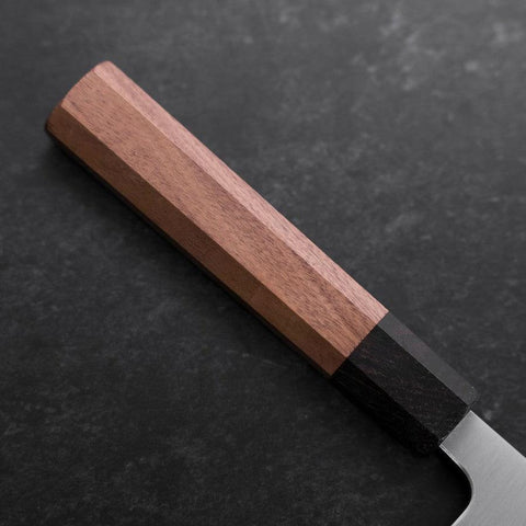 Gyuto Silver Steel #3 Polished Walnut Handle 210mm