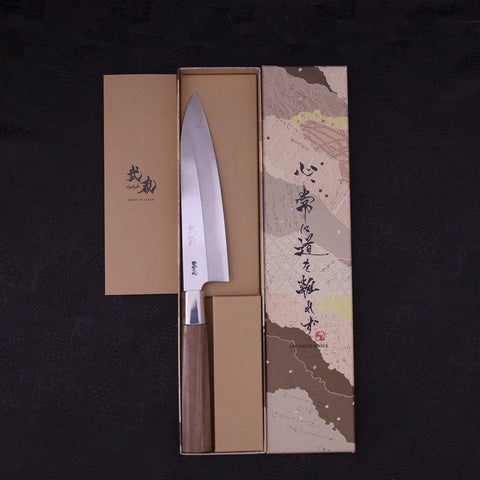 Gyuto Silver Steel #3 Manche en Noyer 180mm